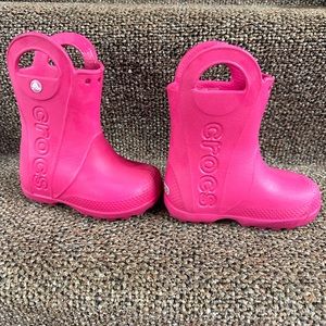 Girls Crocs Rainboots